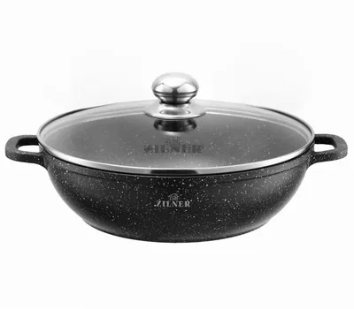 Produktbild von Marmorbeschichtet Töpf Kochtopf 3.3L 28Cm Mit Glasdeckel Marmorbeschichtung Zilner Zl-7012