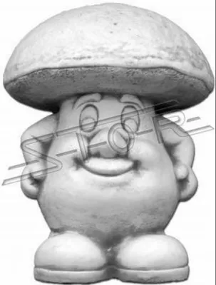 Produktbild von Garten Dekoration Pilz Terrasse Stein Figuren Figur Deko Statue Skulptur S210010
