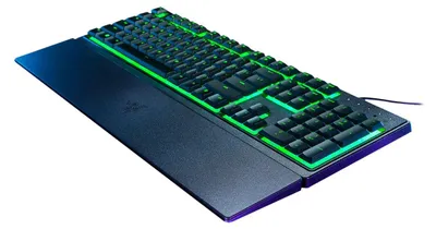 Produktbild von Razer Ornata V3 X - US, Volle Größe (100%), Kabelgebunden, USB, Membran Key Switch, RGB-LED, Schwarz