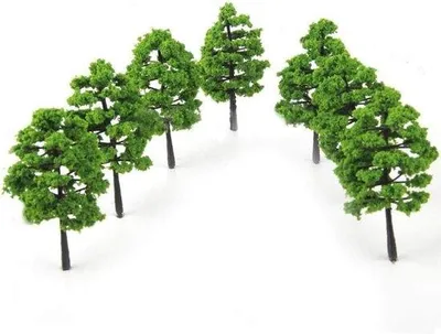 Image de Arbres verts, lot de 30 pièces pour la décoration de paysage DIY
