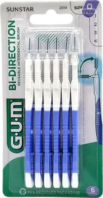 Produktbild von Gum Bi Direction XS 0,6MM 6 PCS