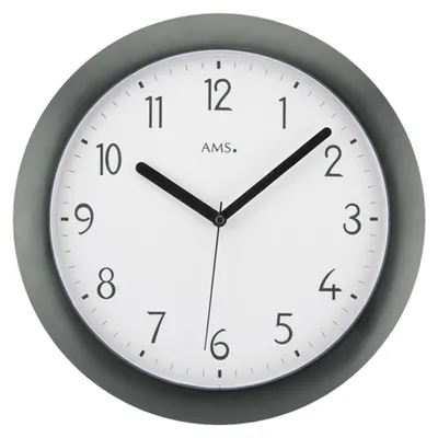 Produktbild von AMS Funk-Wanduhr, Funkwerk, D28x4cm, 5845