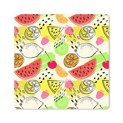 Produktbild von MuchoWow® Mauspad Mousepad Wassermelone - Obst - Muster 30x30 cm - Mousepads - Maus Mat - Pad - Mausunterlage - Gaming