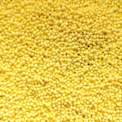 Produktbild von Streuselheld Nonpareille Gelb 40g Streusel zum Dekorieren und Verzieren von Gebäck aller Art wie Torten Kuchen Keksen Zuckerstreusel