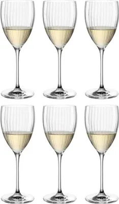 Produktbild von Leonardo Poesia Rieslingglas 6er Set, spülmaschinengeeignete Weissweingläser, Höhe 22 cm, 350 ml, 069163