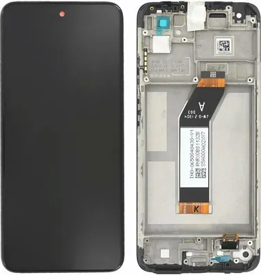 Produktbild von Original LCD Display Touchscreen Bildschirm Rahmen Schwarz Grau für Xiaomi Redmi 10