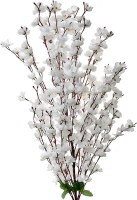 Produktbild von Clayre & Eef Kunstblume 100 cm Weiß Kunststoff