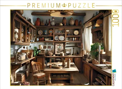 Produktbild von CALVENDO Puzzle Bauernzimmer | 1000 Teile Lege-Größe 64x48cm Foto-Puzzle für glückliche Stunden