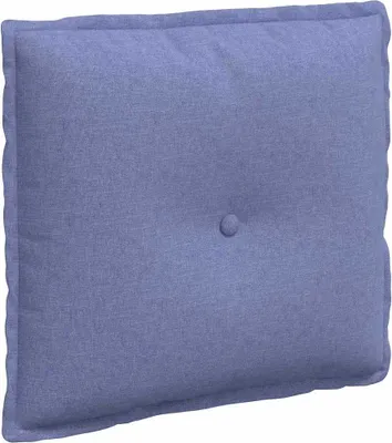 Obrázek produktu pro vidaXL Polštář na záda džíny modrý 50 x 19 x 45 cm látka