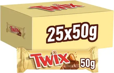 Produktbild von Twix Doppelriegel 25 x 50g