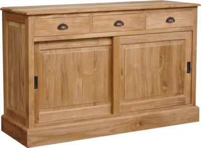 Immagine prodotto di Teako Design Credenza Bergby Teak massiccio 150x90x50cm Stile rustico