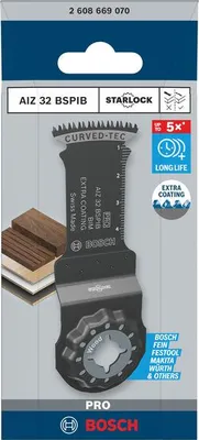 Produktbild von PRO AIZ 32 BSPIB Blatt für Multifunktionswerkzeuge, 32 x 50 mm