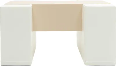Image de IGLU SET Balance Bridge 3 - Blanc/Beige - Pont d'équilibre coloré en briques de mousse pour enfants