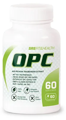 Produktbild von SRS OPC Traubenkernextrakt ab 60 Kapseln Dose