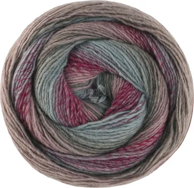 Produktbild von Lana Grossa - Gomitolo Versione 0461 bordeaux minttürkis graubraun altrosa