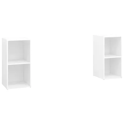 Produktbild von TV-Schränke 2 Stk. Weiß 72x35x36,5 cm Holzwerkstoff