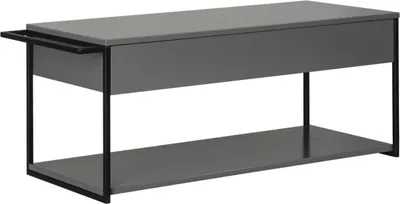 Produktbild von FACKELMANN Waschtisch-Unterschrank NEW YORK / Badschrank mit Soft-Close / Maße (B x H x T): ca. 107,5 x 43,5 x 47,5 cm / Waschbeckenunterschrank mit 1 Schublade & Handtuchhalter / Korpus & Front: Grau