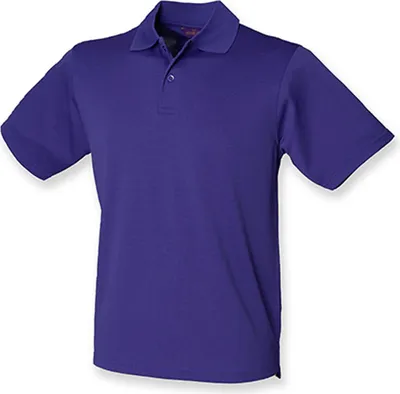 Immagine prodotto di Henbury H475 | Polo da uomo Coolplus Wicking / Micro-Piqué - Colore: Viola brillante - Taglia: XL