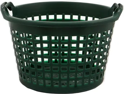 Produktbild von Gartenkorb 15 kg, grün, rund