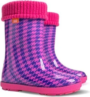Produktbild von DEMAR Kinder HAWAI LUX Jungen Mädchen Thermostiefel Gummistiefel gefüttert Größe: 34/35, Herstellerfarbe: Pepita