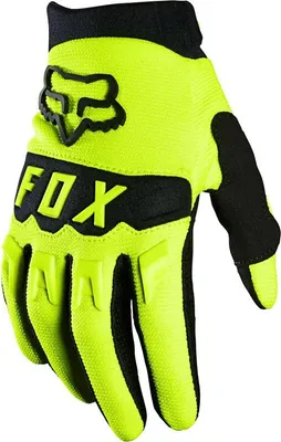 Produktbild von Fox Kinder Dirtpaw Handschuhe Neon Gelb YXS
