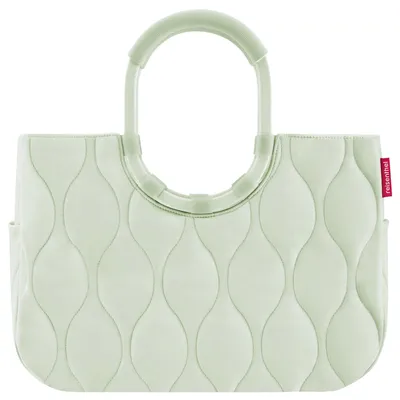 Produktbild von Reisenthel loopshopper L, Mintfarbe, Polyester, Stoffbeutel, Muster, 25 l, 460 mm
