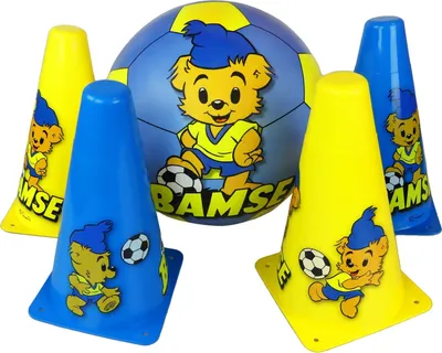 Image de Kit de football Bamse avec cônes
