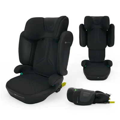 Produktbild von Kinderkraft Kindersitz XPAND 2 PRO i-Size – 100-150 cm – ISOFIX & Gurt – DUO EXPAND-System – Seitenaufprallschutz – klappbar, Schwarz