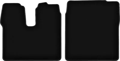 Image de Wielganizator Tapis avant de sol velours sur-mesure pour MAN TGX (2007-, camion) noir, jeu 2 pièces, fixations