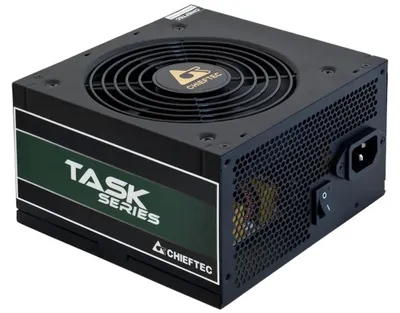 Zdjęcie produktu dla Chieftec Task TPS-500S, 500 W, 115 - 230 V, 47 - 63 Hz, Aktywne, 110 W, 110 W