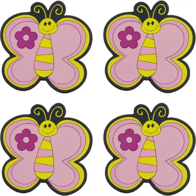 Zdjęcie produktu dla Zestaw 4 podkładek – 10 x 10 cm – 4 szt. – różowe