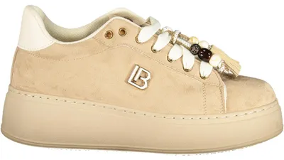 Produktbild von Damen Beiger Sportschuh mit Plateau & Kontrastdetails - Komfort pur
