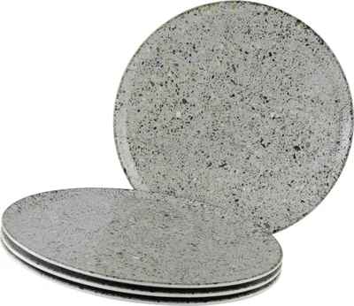 Produktbild von CreaTable, 24694, Stone Collection Genua, Pizzateller 4-tlg, Steinzeug