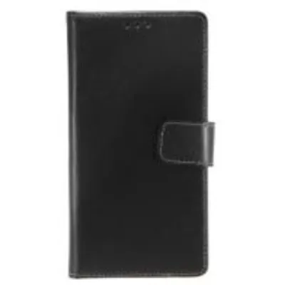 Produktbild von Book Case Handyhülle für Galaxy A700 Schwarz Leder 4250710560868
