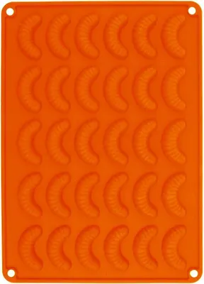 Obrázok produktu pre Orion silikónová forma na pečenie / forma na croissanty na sušienky pralinky 30 kusov