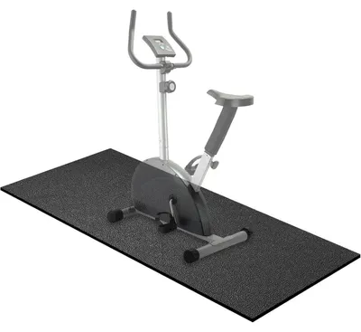 Produktbild von Bodenschutzmatte Fitness Unterlegmatte für Fitnessgeräte 140x65cm/160x75cm/180x80cm 6mm PVC
