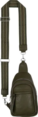 Produktbild von Brusttasche Umhängetasche Cross Body Bag Kunstleder D.GREEN (PB-921)