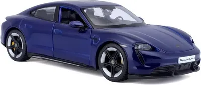 Zdjęcie produktu dla BBURAGO Porsche Taycan 1:24, Model super pojazdu, Wstępnie zmontowany, 1:24, Porsche Taycan, Każda płeć, Metal, Plastik