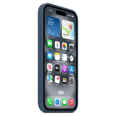 Produktbild von Apple iPhone 16 Plus Silikon Case mit MagSafe – Denim, Cover, Apple, iPhone 16 Plus, 17 cm (6.7"), Dunkelblau