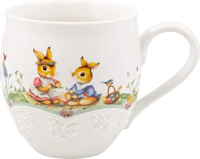 Produktbild von Villeroy & Boch Spring Fantasy Becher mit Henkel Blumenwiese