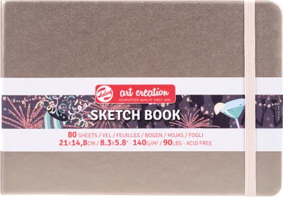 Obrázok produktu pre Talens Art Creation Skicár ružový Champagne 21 x 14,8 cm, 140 g, 80 listov