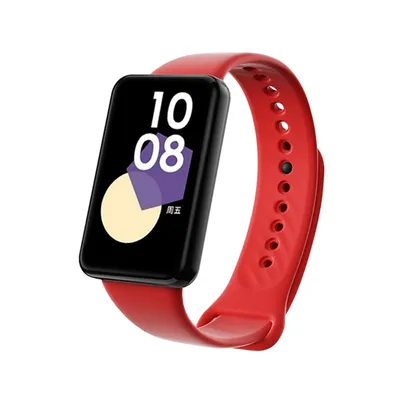 Image de Pour Honor Band 9 de haute qualité TPU avec boucle noire Watch remplacement bras bande rouge