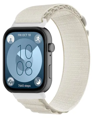 Obrázek produktu pro Nylonový řemínek k chytrým hodinkám pro Huawei Watch Fit 5 4 / Fit 5 4 Pro / 3 Outdoor, bílý