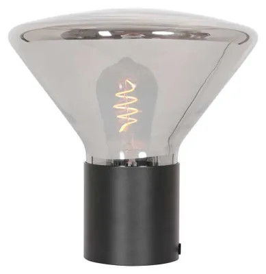 Zdjęcie produktu dla Lampa stołowa - czarny - Ambiance - szkło metal - Ø 26cm - E27 - 3401ZW - Steinhauer