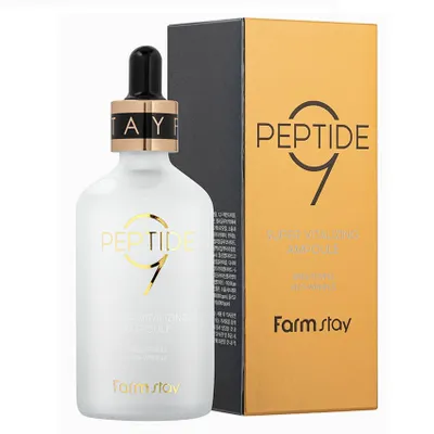 Zdjęcie produktu dla Farmstay Peptide9 Super Vitalizing Ampoule Witalizujca ampuka do twarzy, 100ml