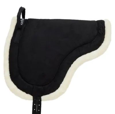 Produktbild von Kieffer Passion Reitkissen FLUFFY PAD, Reitpad für Ponys - schwarz/natur