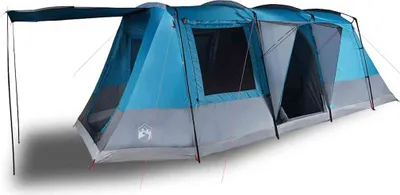 Produktbild von vidaXL Tunnelzelt 4 Personen Blau Wasserdicht
