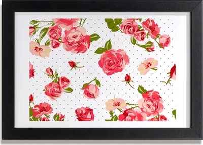 Produktbild von Bild 30x20 MDF-Rahmen, Wandkunst Rosen