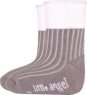 Produktbild von Froteesocken Outlast® - dunkelgrau/weiß, 15-19 | 10-13 cm