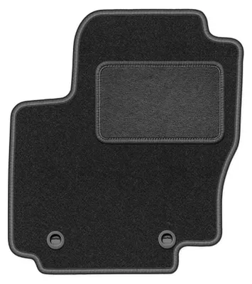 Image de Tapis conducteur en moquette pour Ford Mondeo MK4 2007-2012 (liftback/berline/break) – 1 pièce, gris graphite, sur mesure – Wielganizator LUX